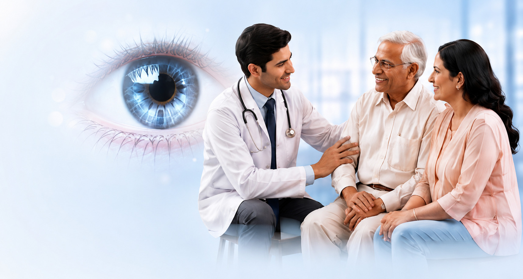 ASG doctor with a senior couple
