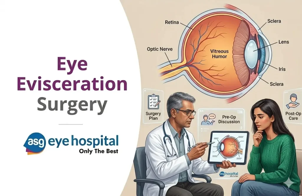eye evisceration surgery procedure recovery artificial eye guide 2026