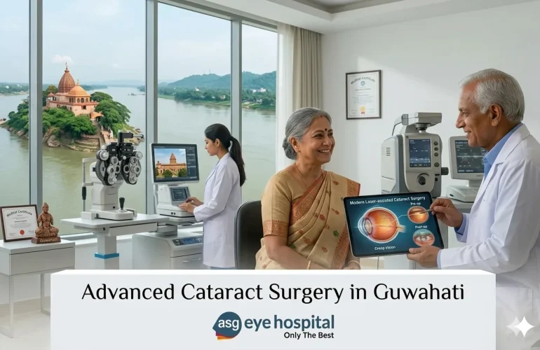 Experienced cataract surgeon performing advanced cataract surgery in Guwahati