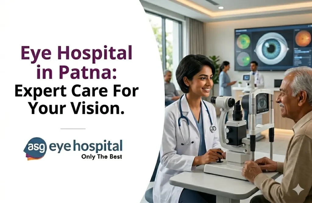 ASG Eye Hospital Patna offering advanced cataract surgery, LASIK treatment, retina care and expert eye specialists in Patna