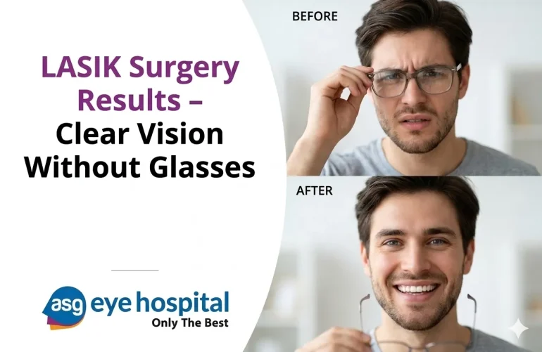 Patient after LASIK surgery in India enjoying clear vision without glasses