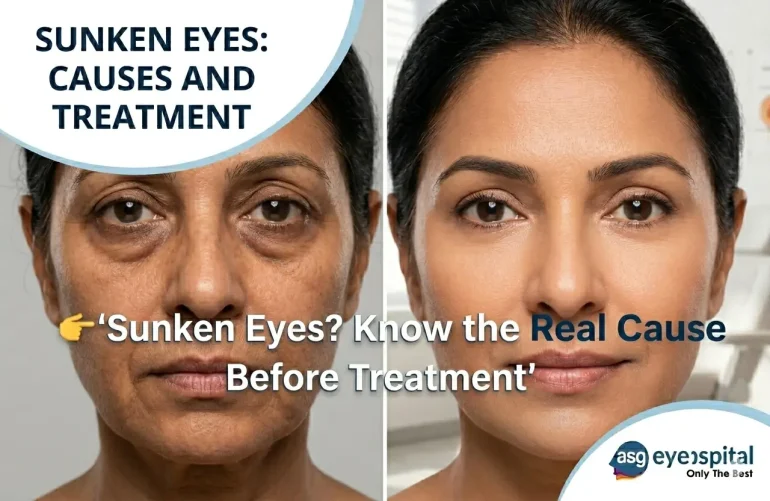 sunken eyes causes and treatment