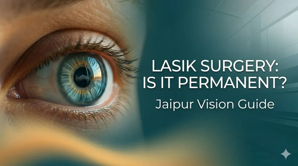 Young patient undergoing advanced LASIK eye surgery consultation at ASG Eye Hospital Jaipur