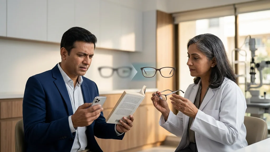 Presbyopia Symptoms, Causes, Treatment and Reading Small Print Guide