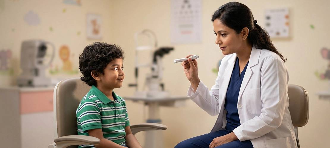 Hirschberg Test for Strabismus Eye Alignment Diagnosis Guide
